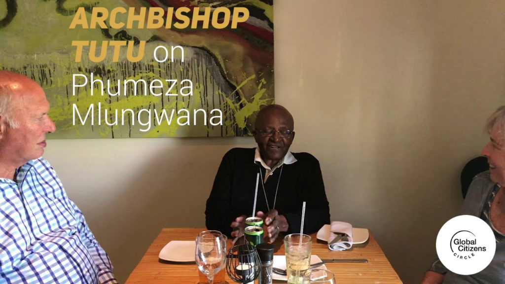 Archbishop Tutu on Phumeza Mlungwana