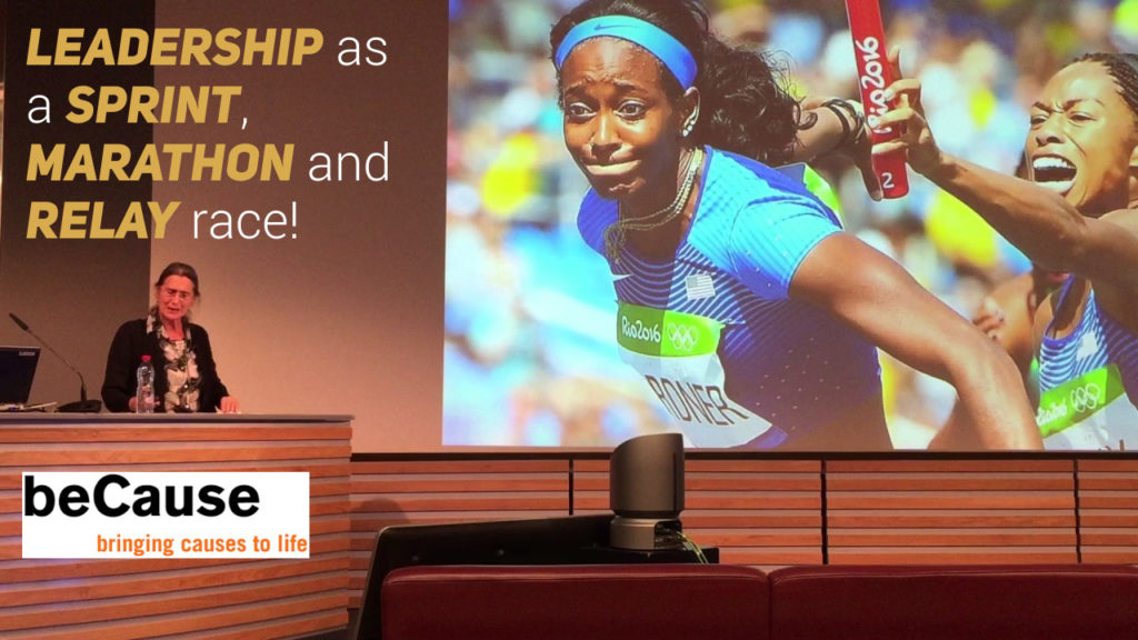 Leadership as a sprint, marathon and relay race