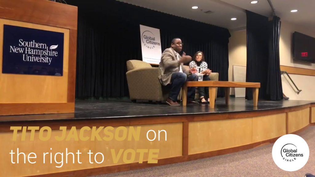 Tito Jackson on the right to vote