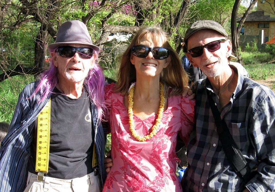 Maui Live Poets Society's founders - Wide Garcia, Melinda Gohn and Lawrence Hill