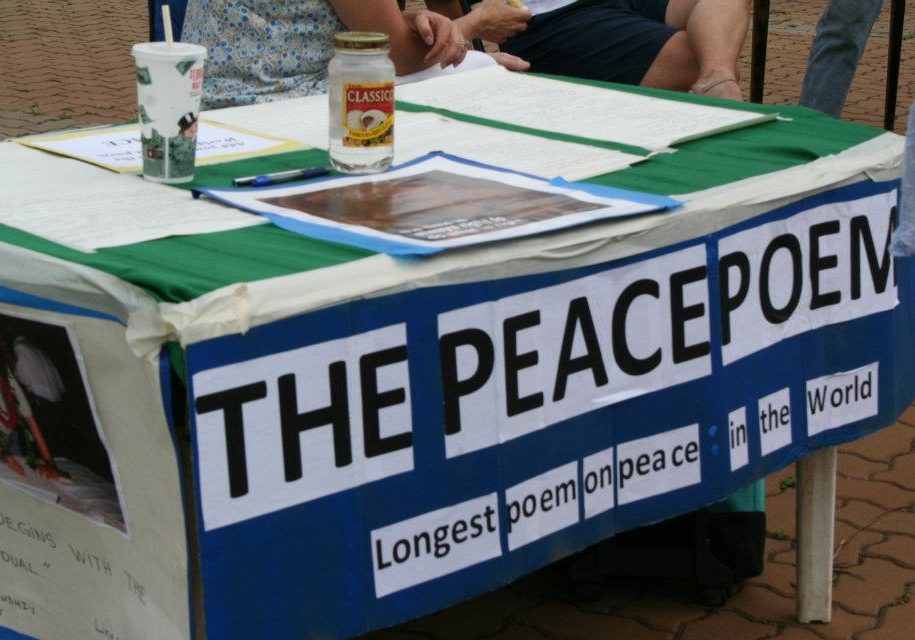 The Worlds Longest Peace Poem