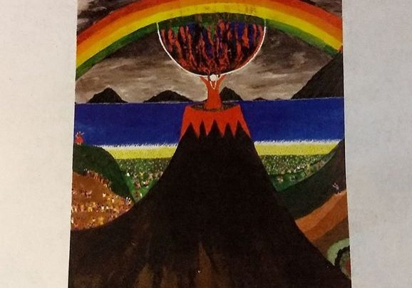 Wide Garcia's art showing at the Sacred Garden